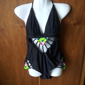 Cut Out One Piece Bathing Suit